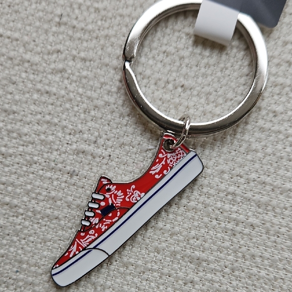 Vans Red and White Sneaker Keychain - Picture 3 of 10